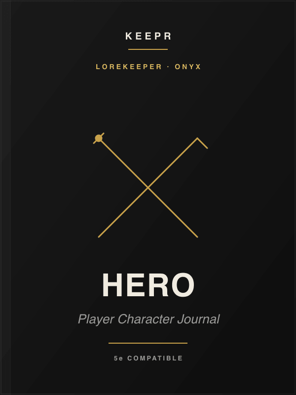 Lorekeeper Hero — Onyx Edition