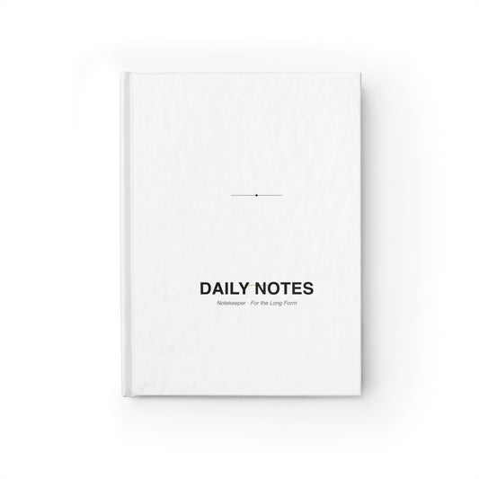Notekeeper Daily | 5×7 Hardcover Journal | Daily Pages Format | Premium Lined Notebook | Keeper Goods